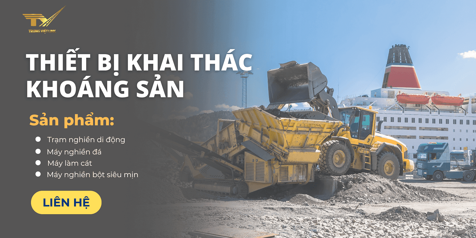 thiết bị khai thác khoáng sản